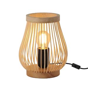 7.09 in. Bamboo Desk Lamp