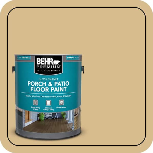 1 gal. #350F-5 Camel Gloss Enamel Interior/Exterior Porch and Patio Floor Paint
