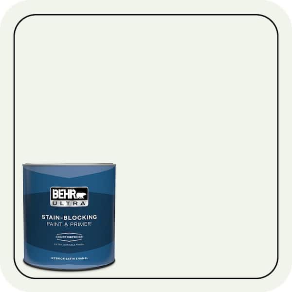 BEHR ULTRA 1 qt. #W-B-510 Frosted Juniper Extra Durable Satin Enamel Interior Paint & Primer