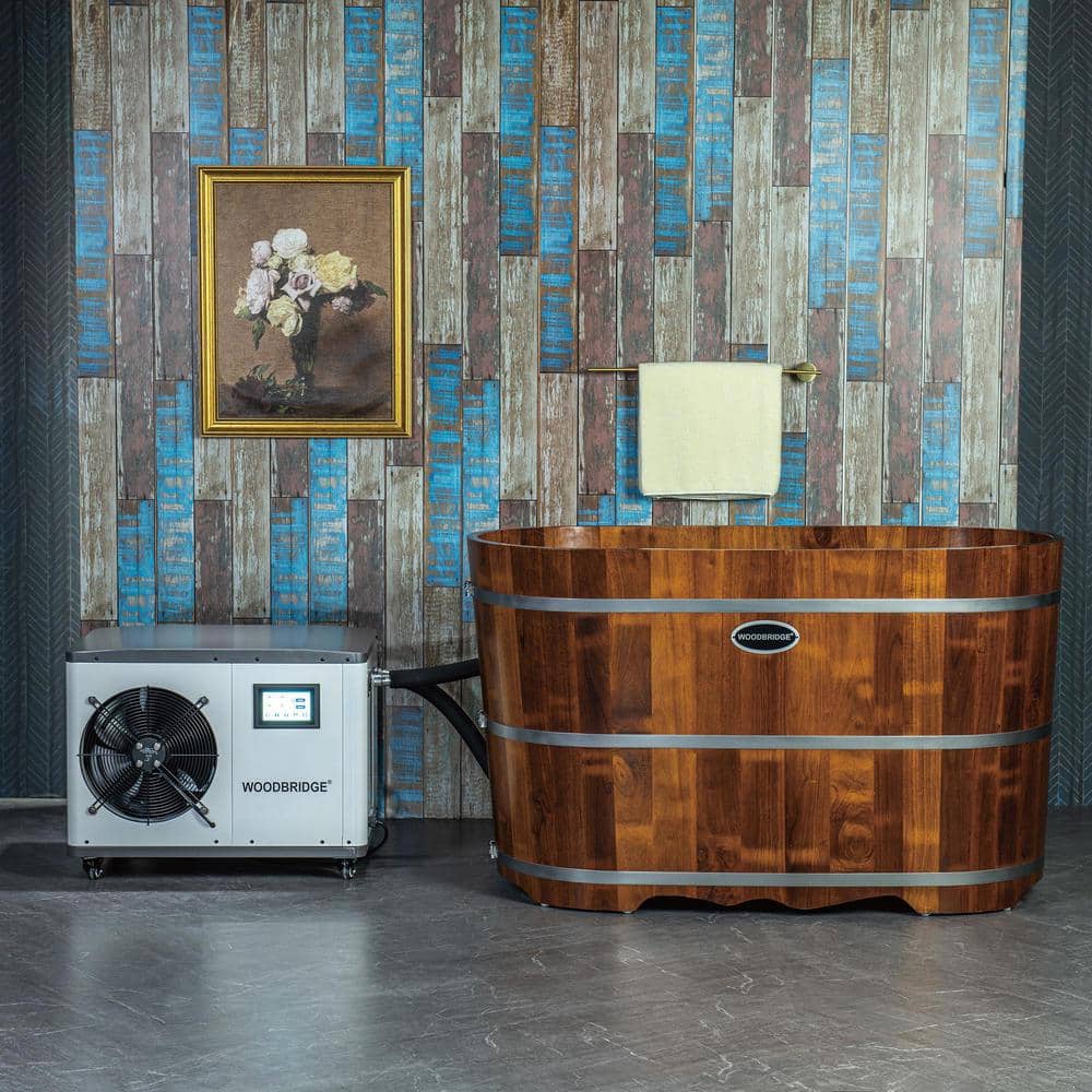 WOODBRIDGE 54 in. 1-Person 0-Jet Standard Cold Plunge Ice Bath Tub