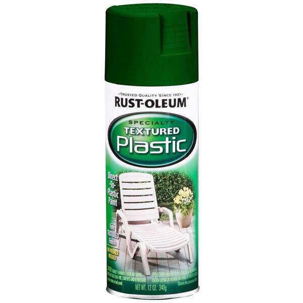 Rust-Oleum Specialty 12 oz. Forest Green Paint for Plastic Textured Spray Paint (6-Pack)