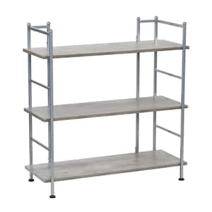 30.9 in. H x 29.9 in. W x 12.6 in. D, Wide, Steel with Concrete Shelves, 3 Shelf Rack,