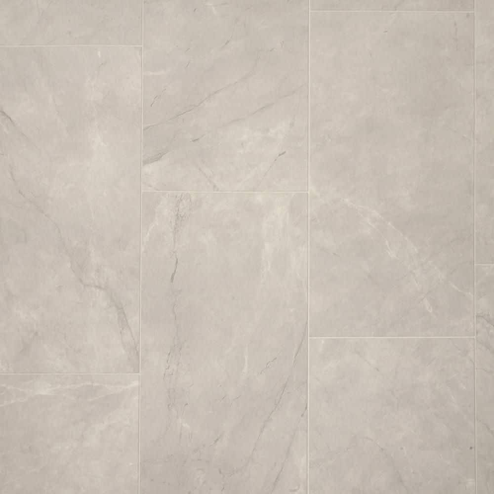 TrafficMaster Emerson Gray Residential Vinyl Sheet Flooring 12 ft. Wide ...