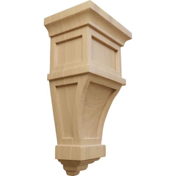 Ekena Millwork 4 in. x 6 in. x 11 in. Unfinished Wood Pine Alpine Corbel