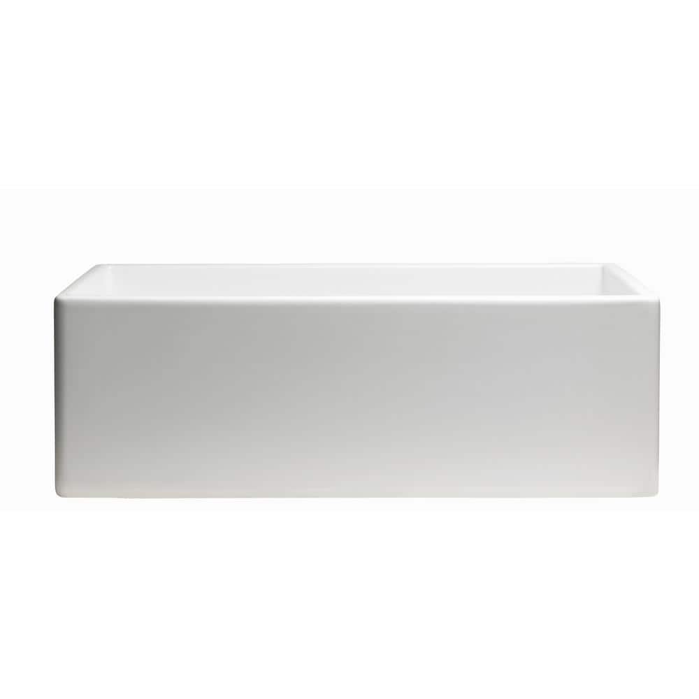 Empire Industries 33" White Fireclay Farmhouse Kitchen Sink