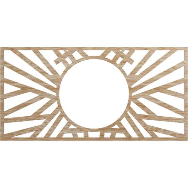 0.375 in. x 8.125 in. x 11 in. Wood Medallion Moulding