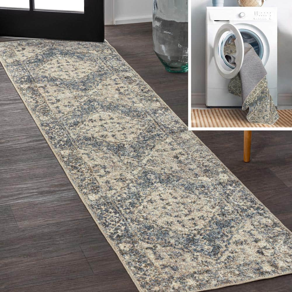 9x13 low pile machine made store woven damask pattern white rug