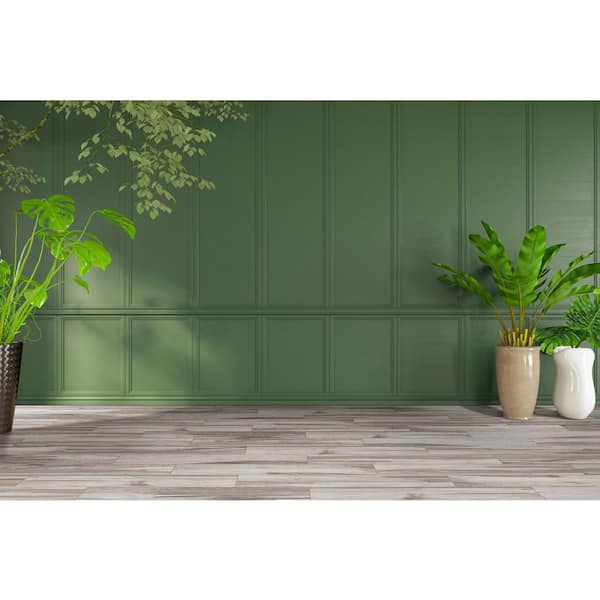 Cavallo Grey 6 in. x 36 in. Matte Porcelain Wood Look Floor and Wall Tile (13.08 sq. ft./Case)
