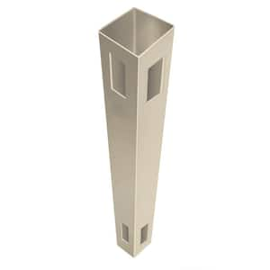 5 in. x 5 in. x 7 ft. Sand Vinyl Fence Corner Post