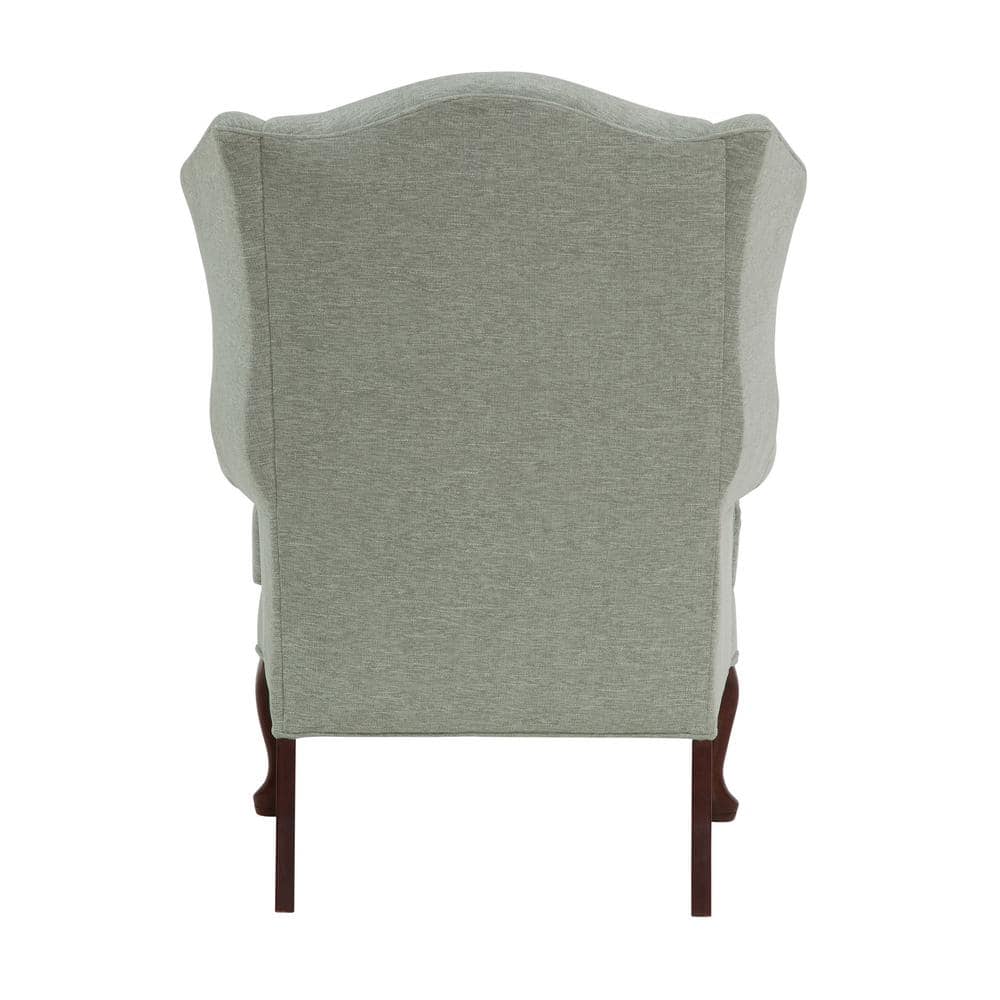 Traditional Handcrafted Red Wood Accent Chair