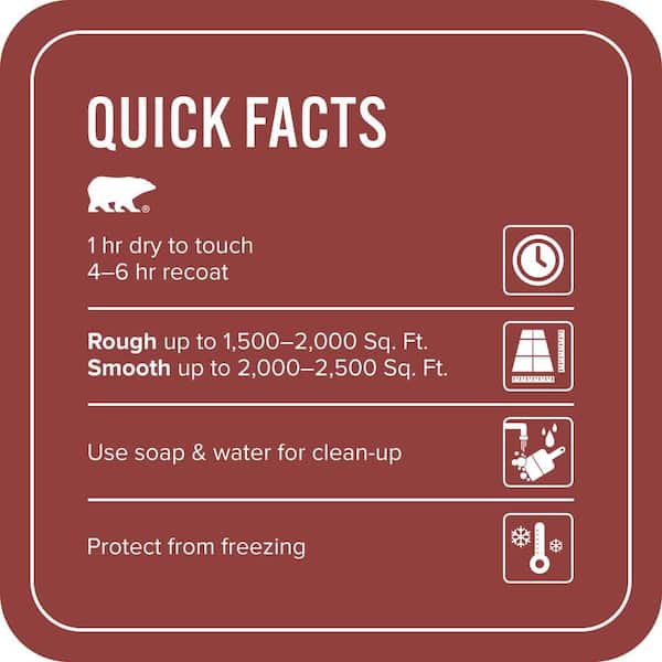 5 gal. #BIC-49 Red Red Red Self-Priming 1-Part Epoxy Satin Interior/Exterior Concrete and Garage Floor Paint