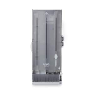SmartStock Smoke Disposable Plastic Utensil Dispenser, Spoon, 10 in. x 8.78 in. x 24.75 in.
