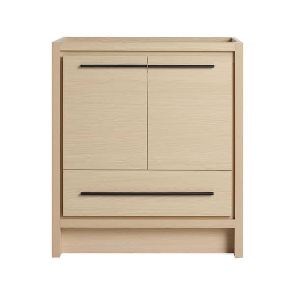 30 in. Bath Vanity Cabinet without Top in Dune Oak Unassembled