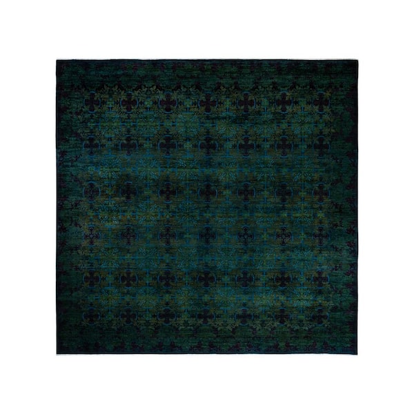 Chloe & Olivia Home Suzani One-of-a-Kind Handmade Gray - 11 ft. 9 in. x 12 ft. 2 in. Area Rug