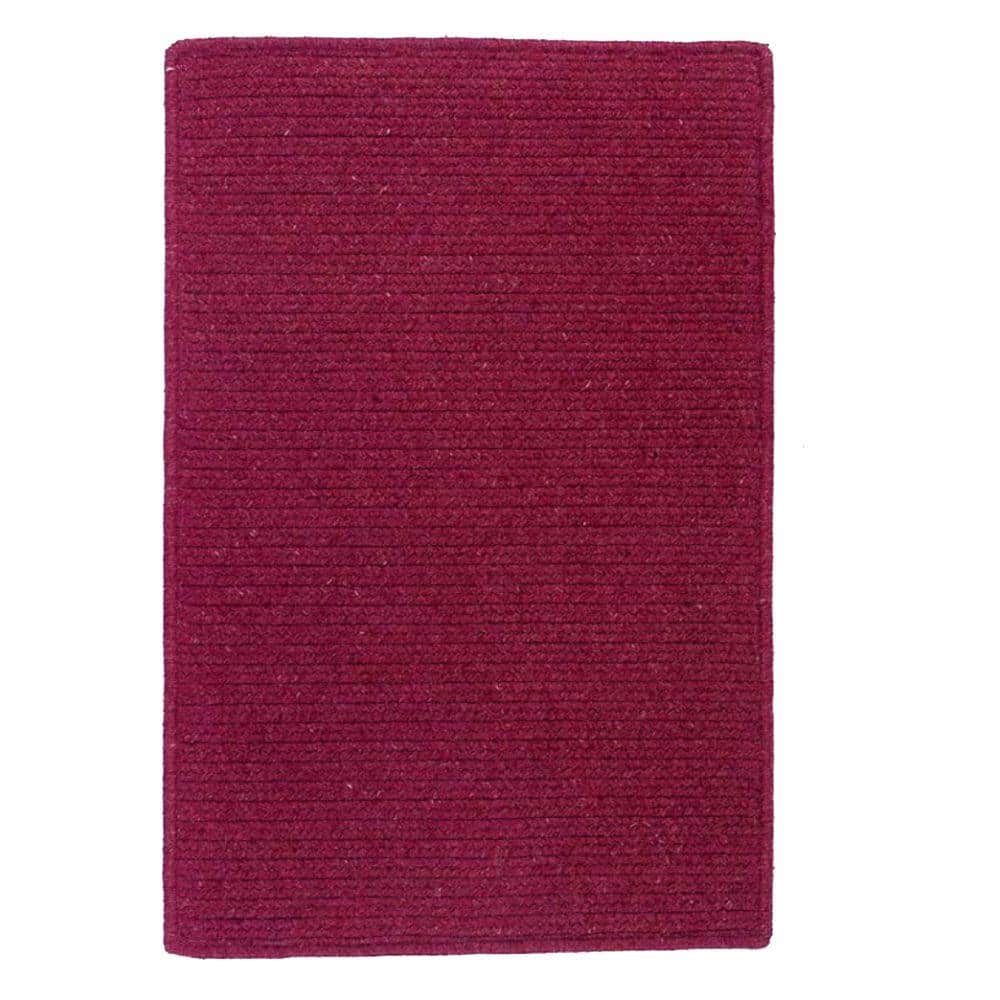 Courtyard Sangria 12 ft. x 15 ft. Braided Area Rug