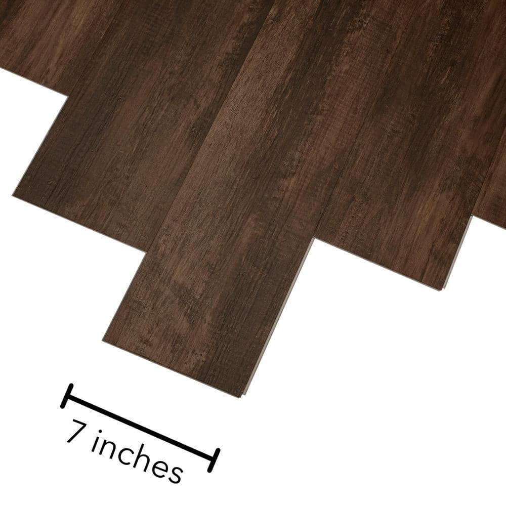 Double Shot Oak 7" x 48" Matte Vinyl Plank Flooring
