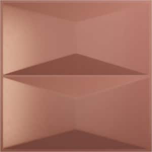 11 7/8 in. x 11 7/8 in. Aberdeen EnduraWall Decorative 3D Wall Panel, Champagne Pink (Covers 0.98 Sq. Ft.)