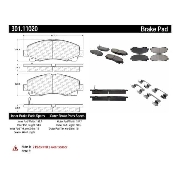 Centric Parts Disc Brake Pad Set