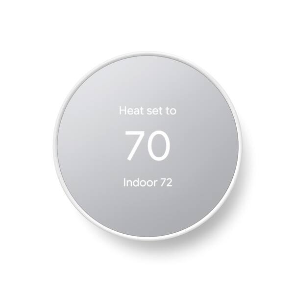 Google Nest Thermostat E - 3rd Gen Smart Programmable Thermostat Works With Alexa