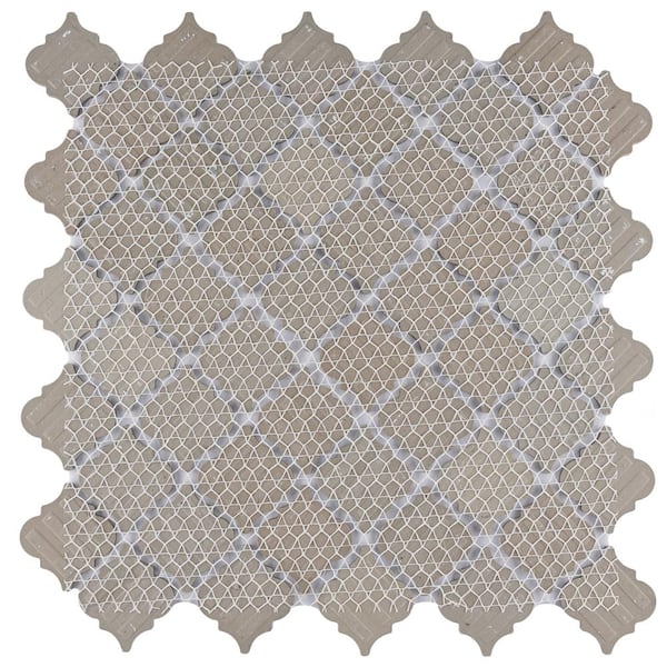 その他 ROSARYHILL State of Blue Allegro Merola Tile Hudson Tangier Frost Blue 12-3/8 in. x 12-1/2 in