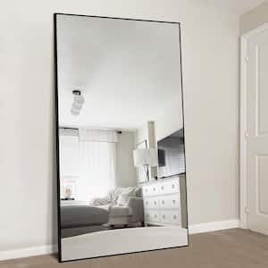 Seafuloy 31.5 in. W x 71.5 in. H Large Rectangle Black Alloy Framed Full  Length Wall-Mounted Standing Mirror HZ-H-Z016 - The Home Depot