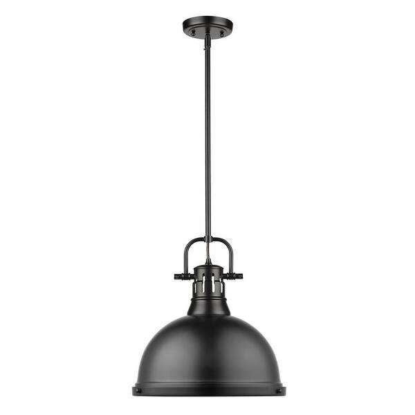 black rod pendant light