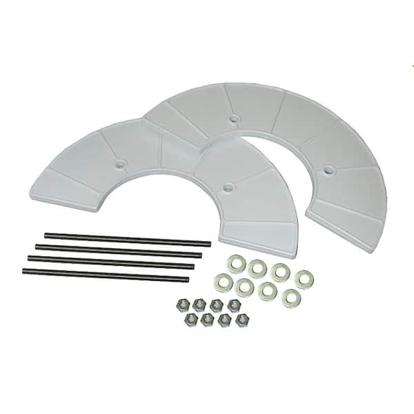 JONES STEPHENS Underdeck Clamp for Roof Drains - for Drains that Fit Over 6 in. Sch. 40 DWV Pipe