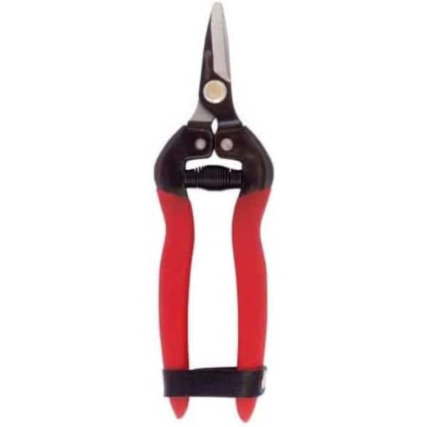 6.7 in. Short Curved Hardened Blade, Ergonomic Aluminum Handle with Non-Slip Grip Tree Pruner