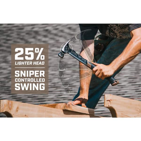 22 oz. Milled Face Framing Hammer, Steel Handle