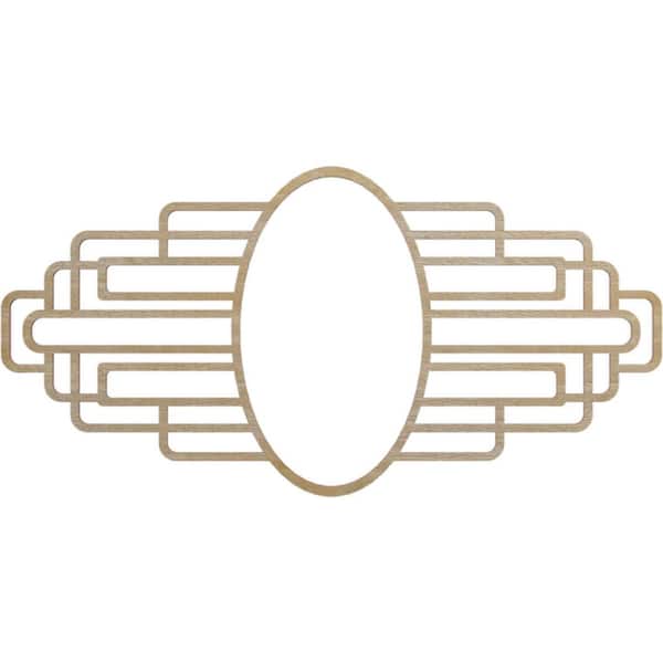 Ekena Millwork 0.375 in. x 8.1875 in. x 11 in. Wood Medallion Moulding