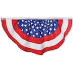 24 in. x 48 in. Polyester Patriotic Bunting (2-Pack)
