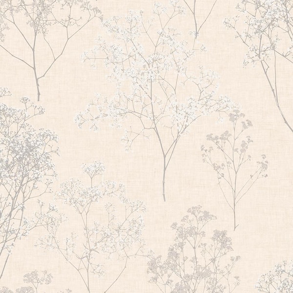 Norwall Queen Anne's Lace Vinyl Roll Wallpaper (Covers 55 sq. ft.)