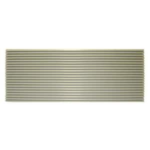 16 in. x 42 in. Extruded Aluminum Architectural Louvered Grille with Baked-On Paint
