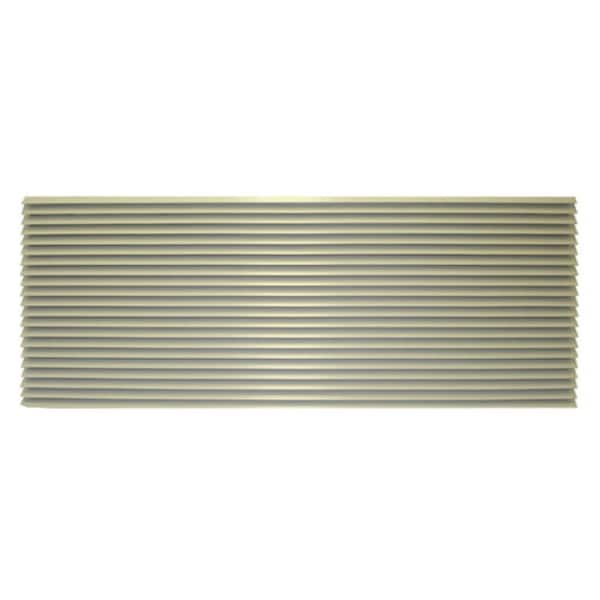 Amana 16 in. x 42 in. Extruded Aluminum Architectural Louvered Grille with Baked-On Paint