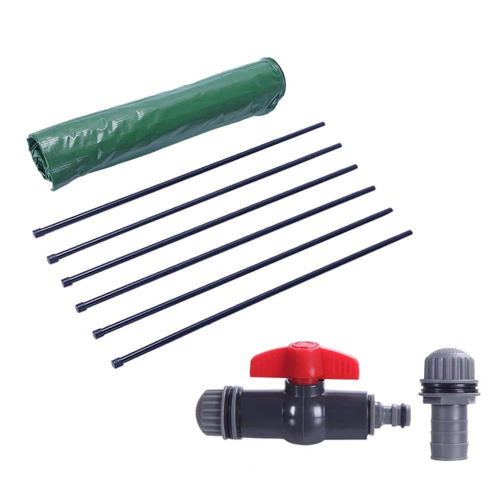 50 Gallon Green PVC Foldable Rainwater Barrel