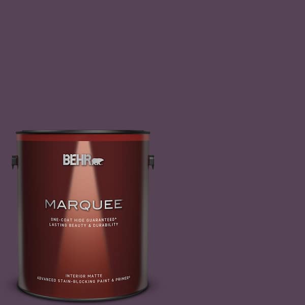 BEHR MARQUEE 1 gal. #S-H-690 Interlude Matte Interior Paint & Primer