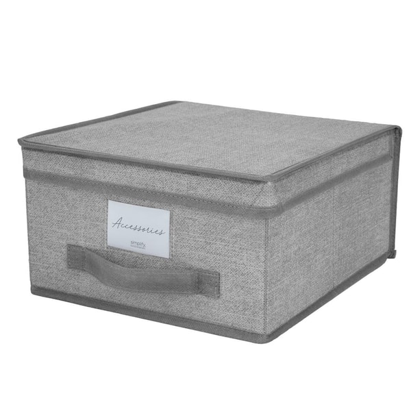 SIMPLIFY Medium Storage Box in Heather Grey