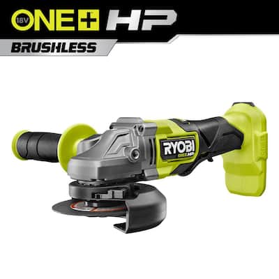 ONE+ HP 18V Brushless Cordless 4-1/2 in. Angle Grinder (Tool Only)