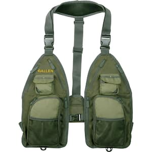 Allen Bear Creek Micro Fly Fishing Chest Pack, Fits up to 2 Tackle and Fly  Boxes, Gray and Lime 6377 - The Home Depot