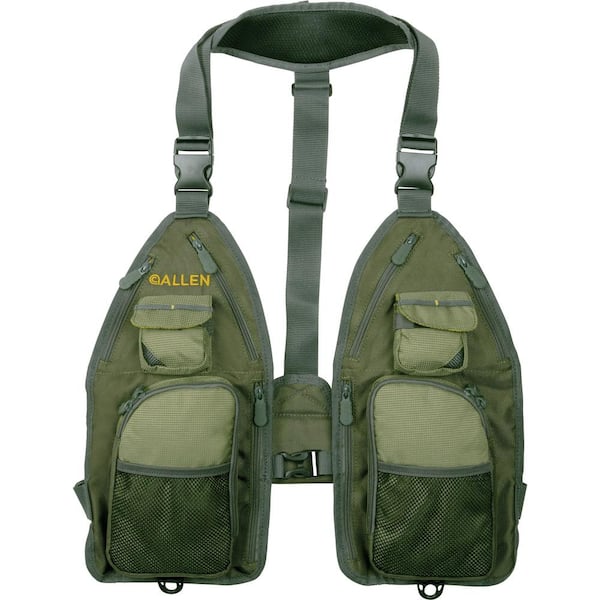 Allen Ultra-Light Gallatin Strap Fly Fishing Vest, Fits up to 4
