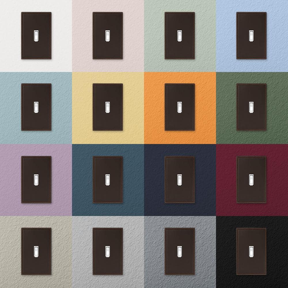 Satin Nickel Triple Toggle Metal Wall Plate
