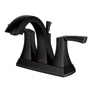 Randburg Centerset 2-Handle 2-Hole Bathroom Faucet with Matching Pop-up Drain in Oil Rubbed Bronze