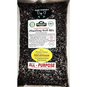 Organic Premium Planting mix. Concentrated Strength. 5 lbs. Makes 20 lbs. Nutrient Rich with Endo - Ecto Mycorrhizae