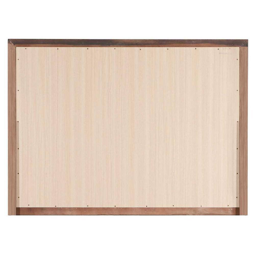 LaVita Modern Cappuccino Wood Framed 45x33 Dresser Mirror
