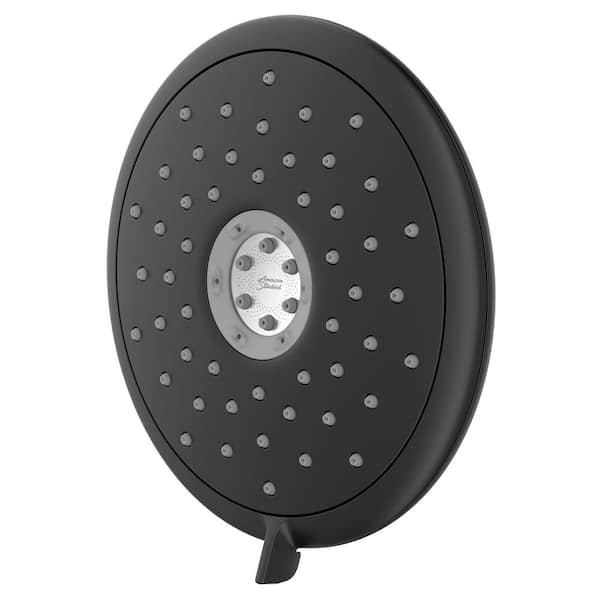 Spectra 4-Spray Patterns with 1.8 GPM 7 in. Wall Mount Fixed Shower Head in Matte Black