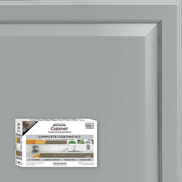 Rust-Oleum Transformations 1 qt. Satin Dolphin Interior Cabinet Paint Kit