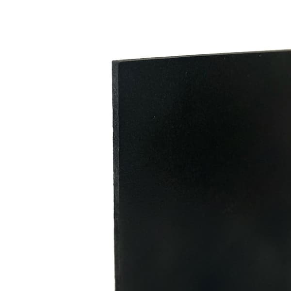 Blackcore Foam Board Pack - 48 x 96 x 1/2, Black, Pkg of 10