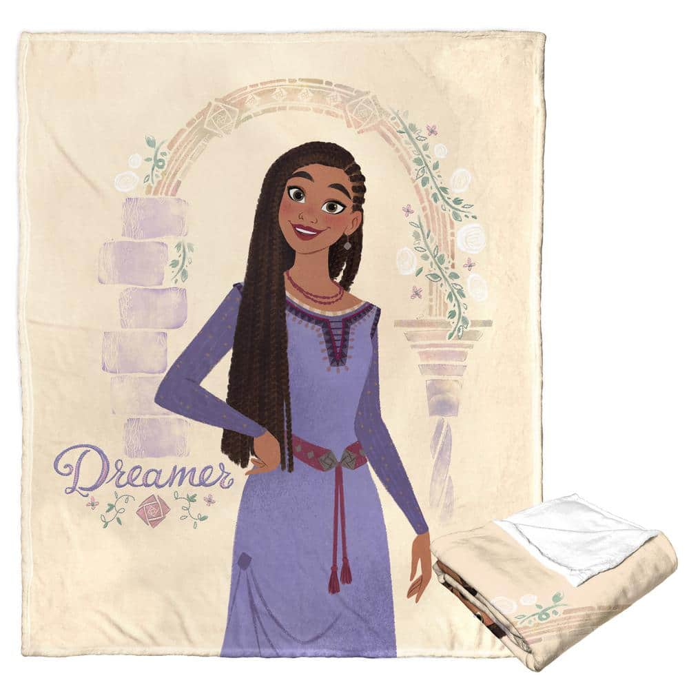 Disney Wish, Hope, Dream Silk Touch Multi-Colored Throw Blanket