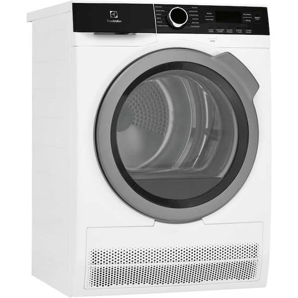 24 in. 4.0 cu. ft. Compact Stackable Electric Ventless Dryer in White with Instant Refresh, ENERGY STAR