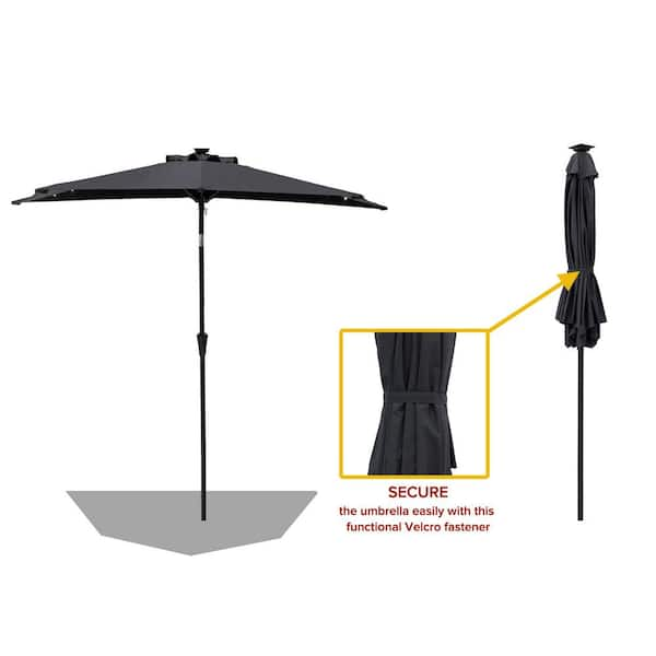 led half umbrella